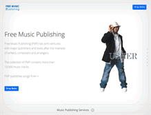 Tablet Screenshot of freemusicpub.com